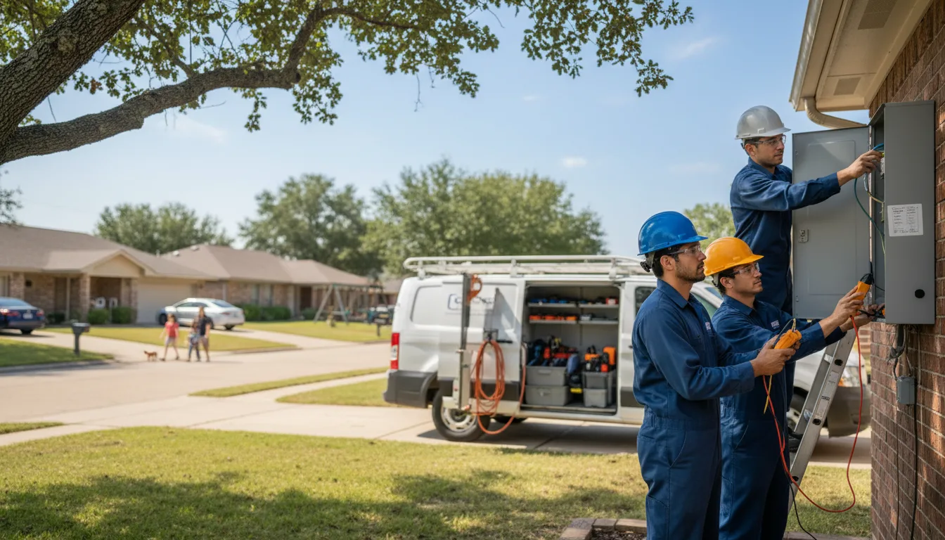 Certified electrician providing emergency electrical services in Odessa, FL